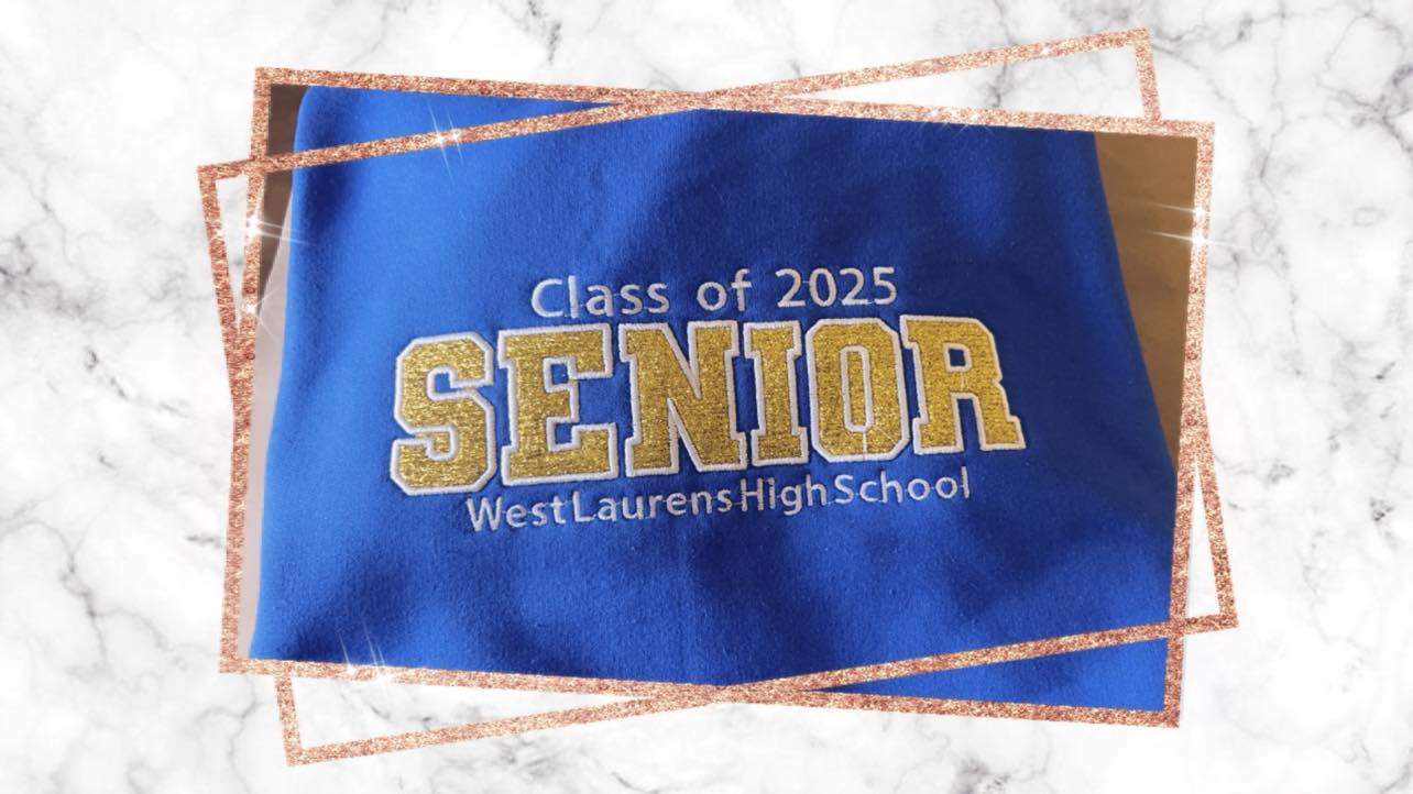 CLASS OF 2025 SENIOR SWEATER EMBROIDERY